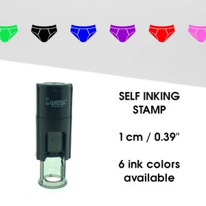 Onderbroek mini stempel - loyalty kaart stempel - spaarkaart stempel - planner / bullet journal stempel