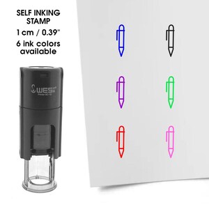 Pen mini stempel - loyalty kaart stempel - spaarkaart stempel - planner / bullet journal stempel