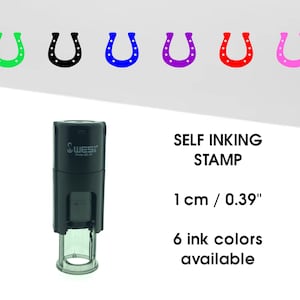 Hoefijzer mini stempel - loyalty kaart stempel - spaarkaart stempel - planner / bullet journal stempel
