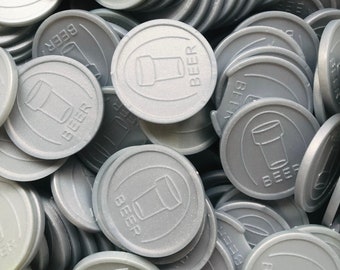 Coffee Tokens Plastic Tokens - Etsy