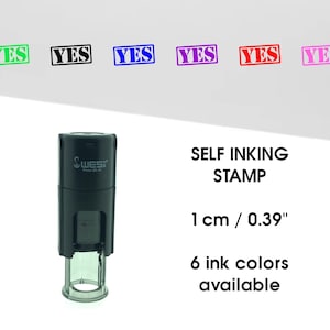YES mini stempel - loyalty kaart stempel - spaarkaart stempel - planner / bullet journal stempel