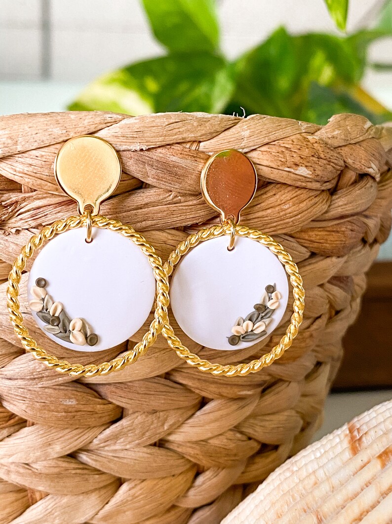 Golden Drop with Hoop