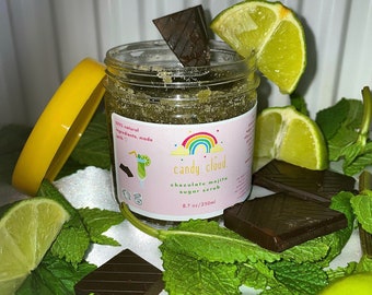 chocolate mojito exfoliante de azúcar