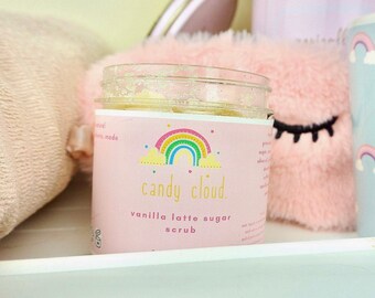 exfoliante de azúcar con leche de vainilla