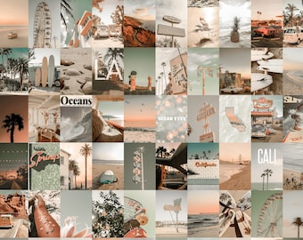 Summer Collage, Travel Collage, Printable Collage, Beach Collage Kit, Aesthetic Collage Kit, Wanderlust Collage, VSCO Collage, Boho Collage