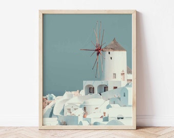 Santorini Print, Greece Print, Santorini Photo, Mediterranean Print, Dorm Print Summer Greece Print, Greece Gallery Wall, Greek Island Print