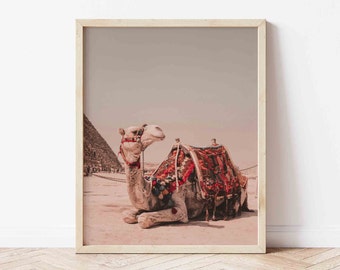 Camel Print, Desert Print, Moroccan Decor, Boho Decor, Desert Decor, Desert Home, Boho Wall Art, Printable Wall Art, Boho Deco, Animal Print