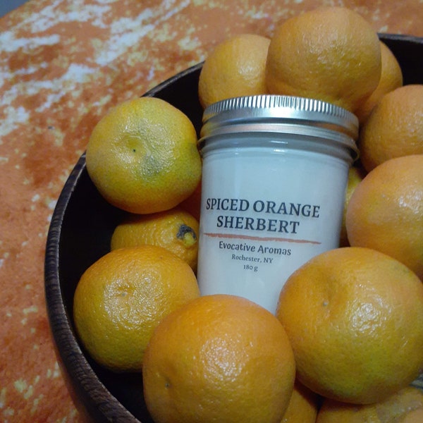 Spiced Orange Sherbert Soy Candle