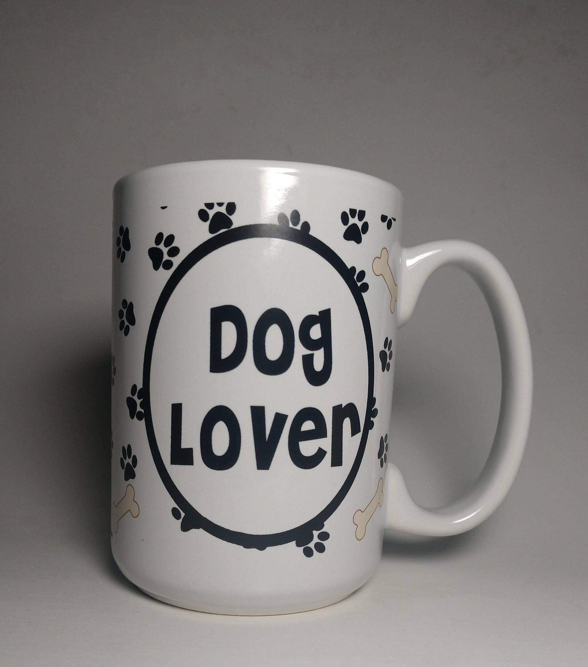 Dog Lover Coffee Mug filled with Jigsaw Puzzles Etsy