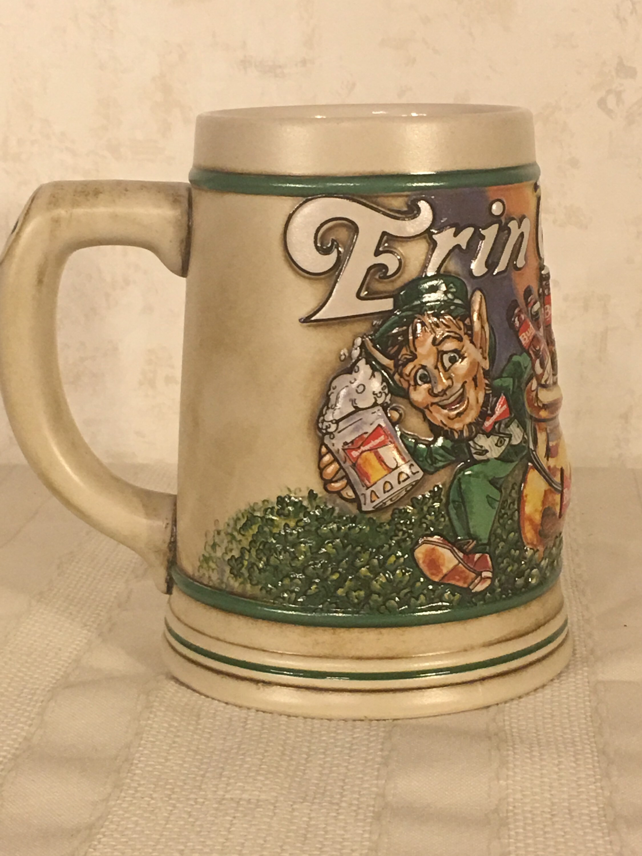 budweiser st patricks day steins