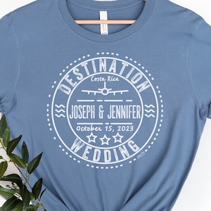Custom Wedding Travel Shirts, Wedding Shirts, Group Traveling Shirts, Traveling Shirts, Personalized Traveling Shirts, Destination Wedding