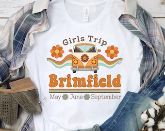 Brimfield Girls Trip Shirt, Girls Trip Shirt, Girls Trip 2024, Girls Weekend, Tripping Shirt, Shirt Tripping, Bridal Party Trip, Girls Trip