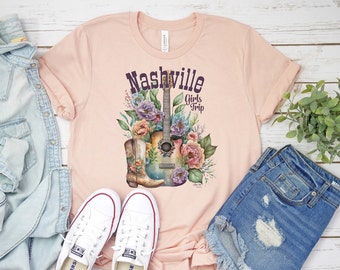 Nashville Girls Trip Shirt, Girls Trip, Girls Trip Shirt, Nashville Girls Weekend, Bachelorette Party, Besties Gift, Nashville Shirts,