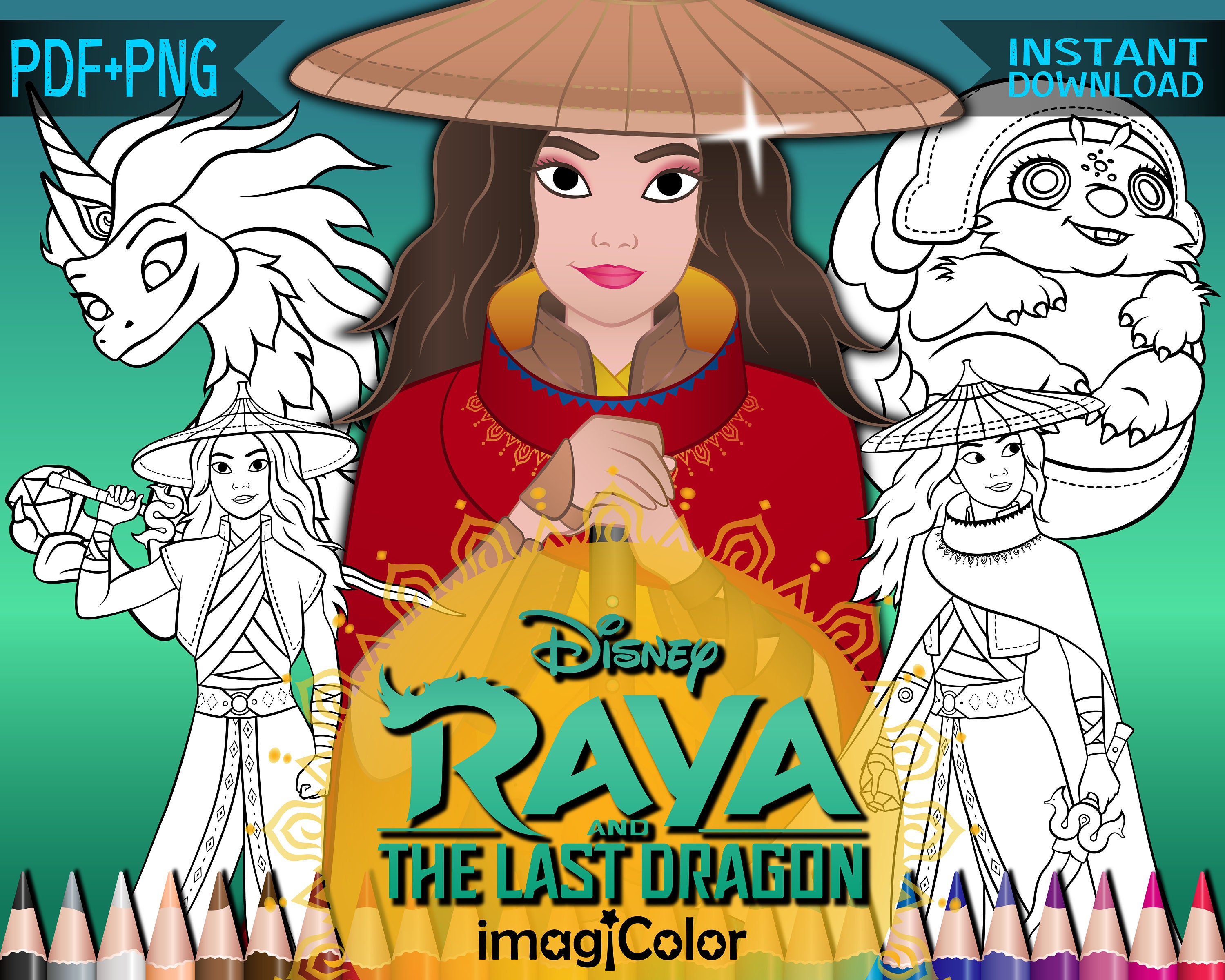 99 Coloring Pages Disney Raya  Latest