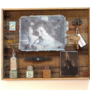 Memory Box, Loved One, Father, Mother, Parent, Pet, Vintage Box, Tribute, Shadow Box, Personalized, Made to Order