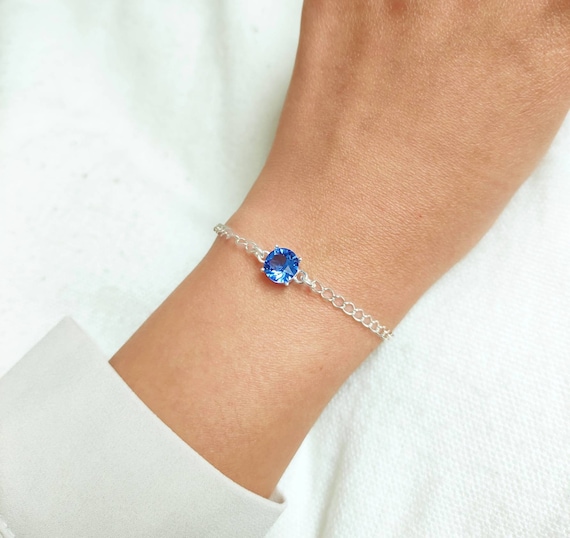 September on sale birthstone bracelet