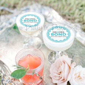 Personalised Signature Drinks Topper Cocktail Topper Party Wedding Hen Birthday Baby Shower Edible Favour