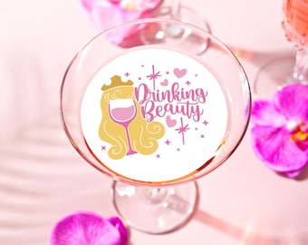 Princess Drink Toppers Funny Disney Inspired Cocktails
