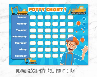 Potty Training Chart - Etsy