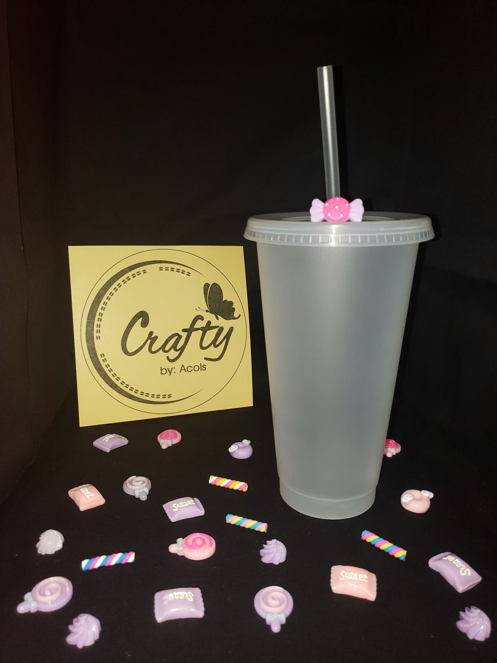 Transparent Clear Cups 5SET 24oz cup Vinyl Crafts Blank Etsy