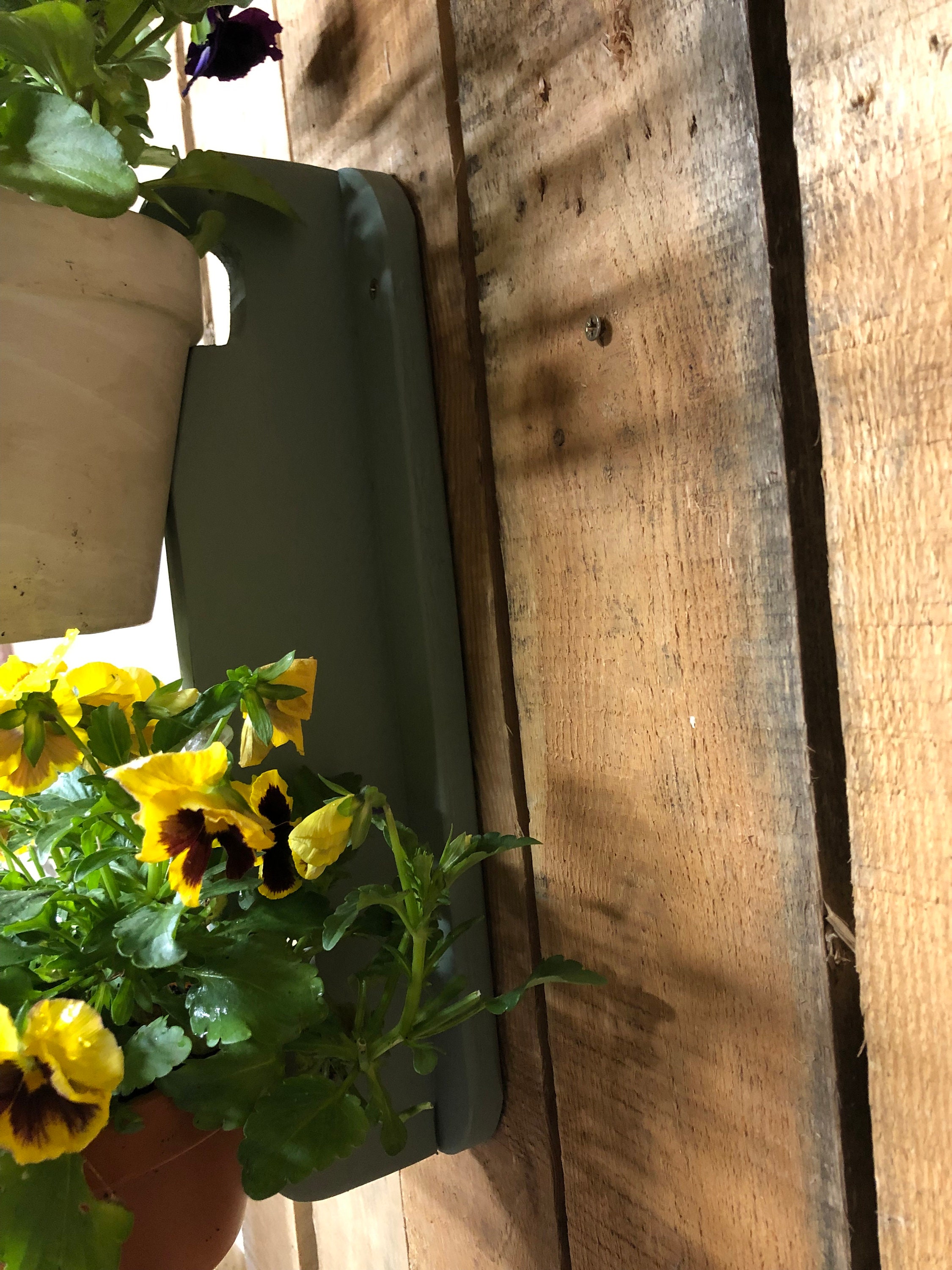 Wall Mounted Flower Pot Hanger Etsy UK