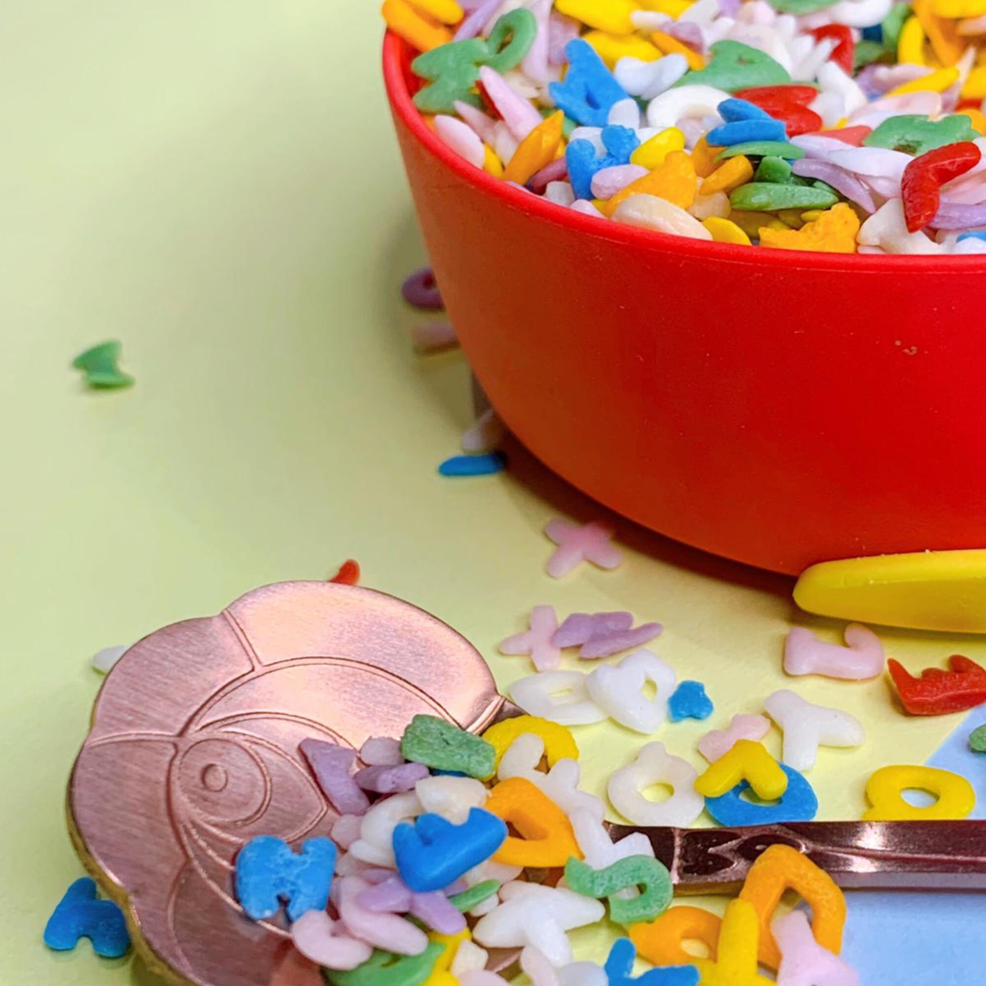 Alphabet Sprinkles Back to school Colorful sprinkles Etsy