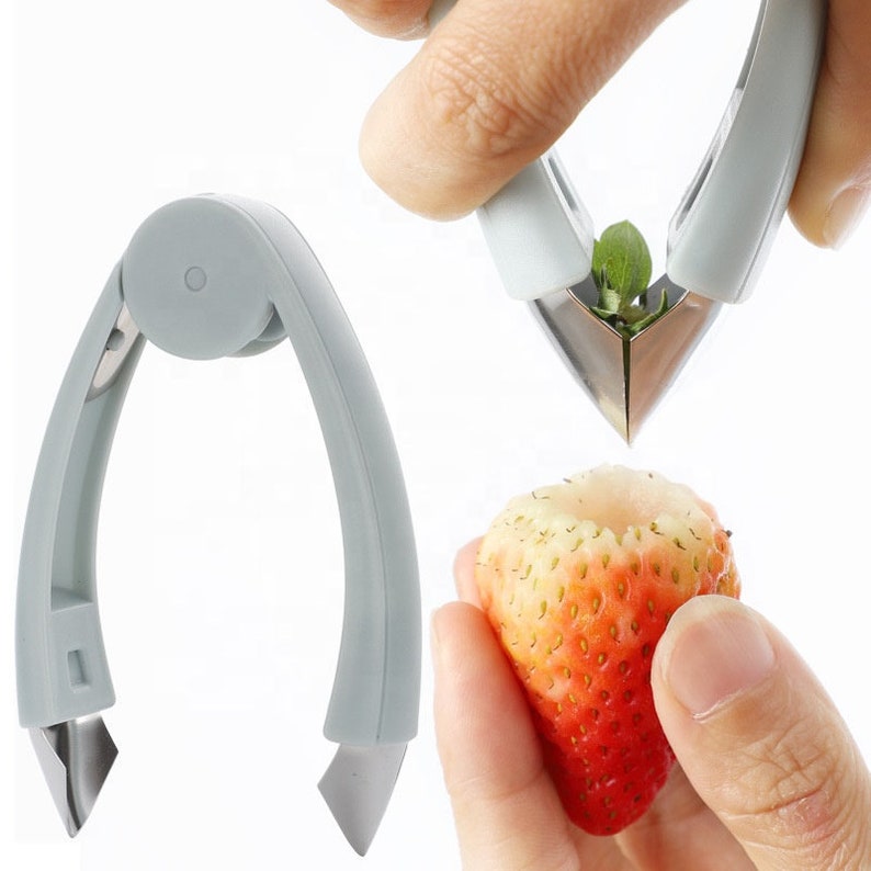Multi Function Stainless Steel Fruit Tool Strawberry Top Stem Etsy