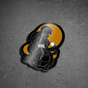 Dove PeaceKeeper Sticker Goth Witch Art Work Print Decor