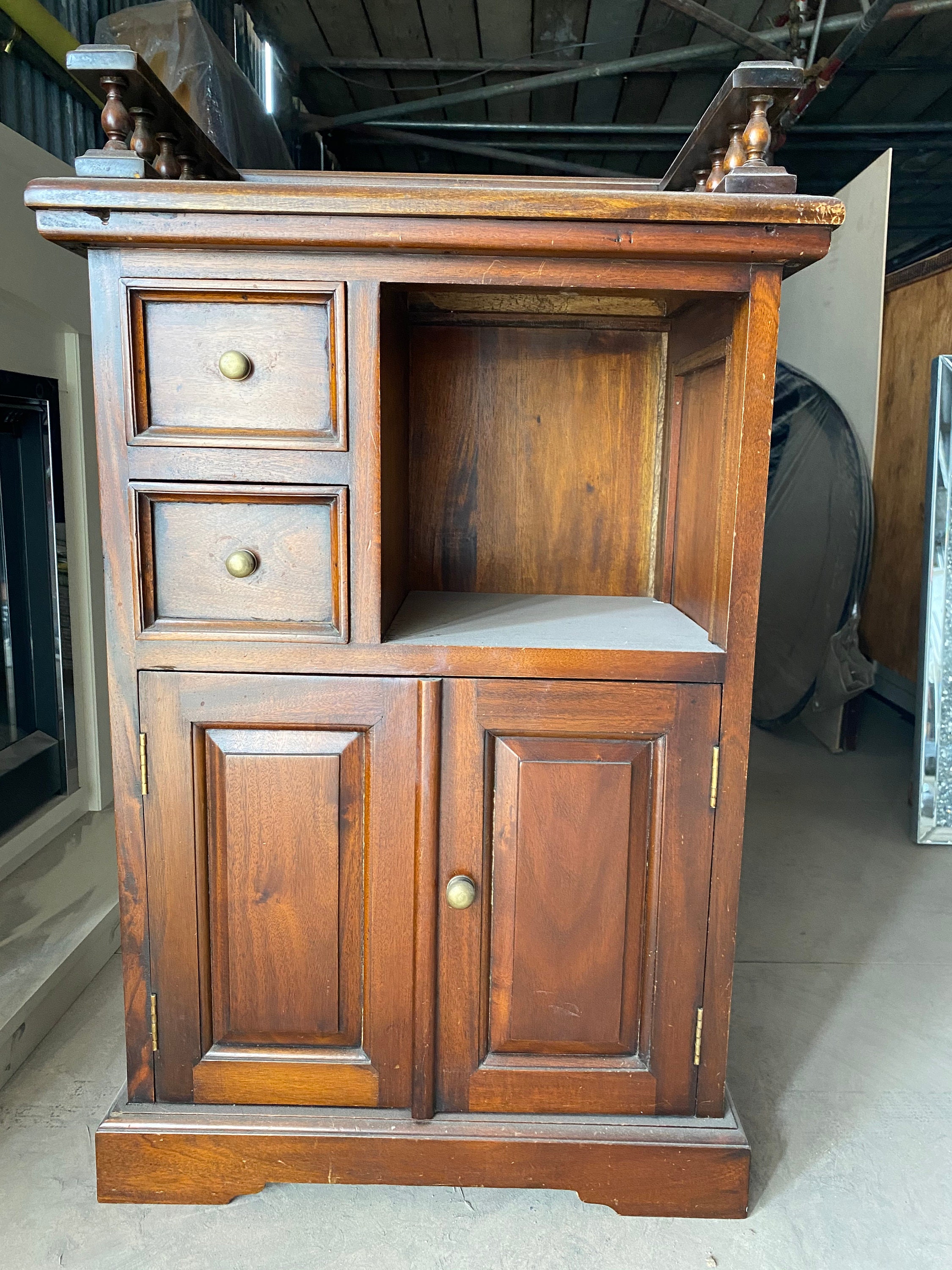 Vintage Telephone Table Dark Wood Pickup/deliver only to Etsy