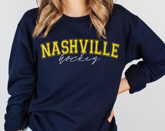 Nashville predators crewneck sweatshirt Clearance