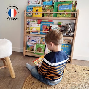 MAMOI® Bibliothèque meuble de rangement pour enfant, Petite