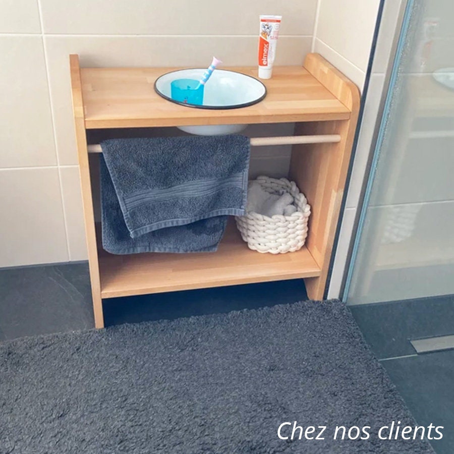 Lavabo d'apprentissage Montessori à hauteur d'enfant – jadeetleo