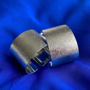 Wide Silver Bangle, Unique Adjustable Bracelet , Statement Bracelet, Chunky Wide Cuff Bracelet