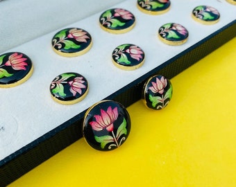Handpainted Handmade Buttons