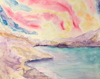 Summer Dream - Original Watercolor - COVID Renaissance