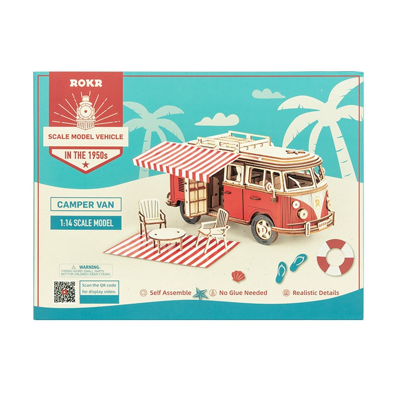Camper Vans 3D wooden puzzle 3D puzzle for adults model Etsy