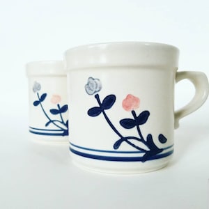 Vintage Flower Mugs by Pfaltzgraff WINDSONG