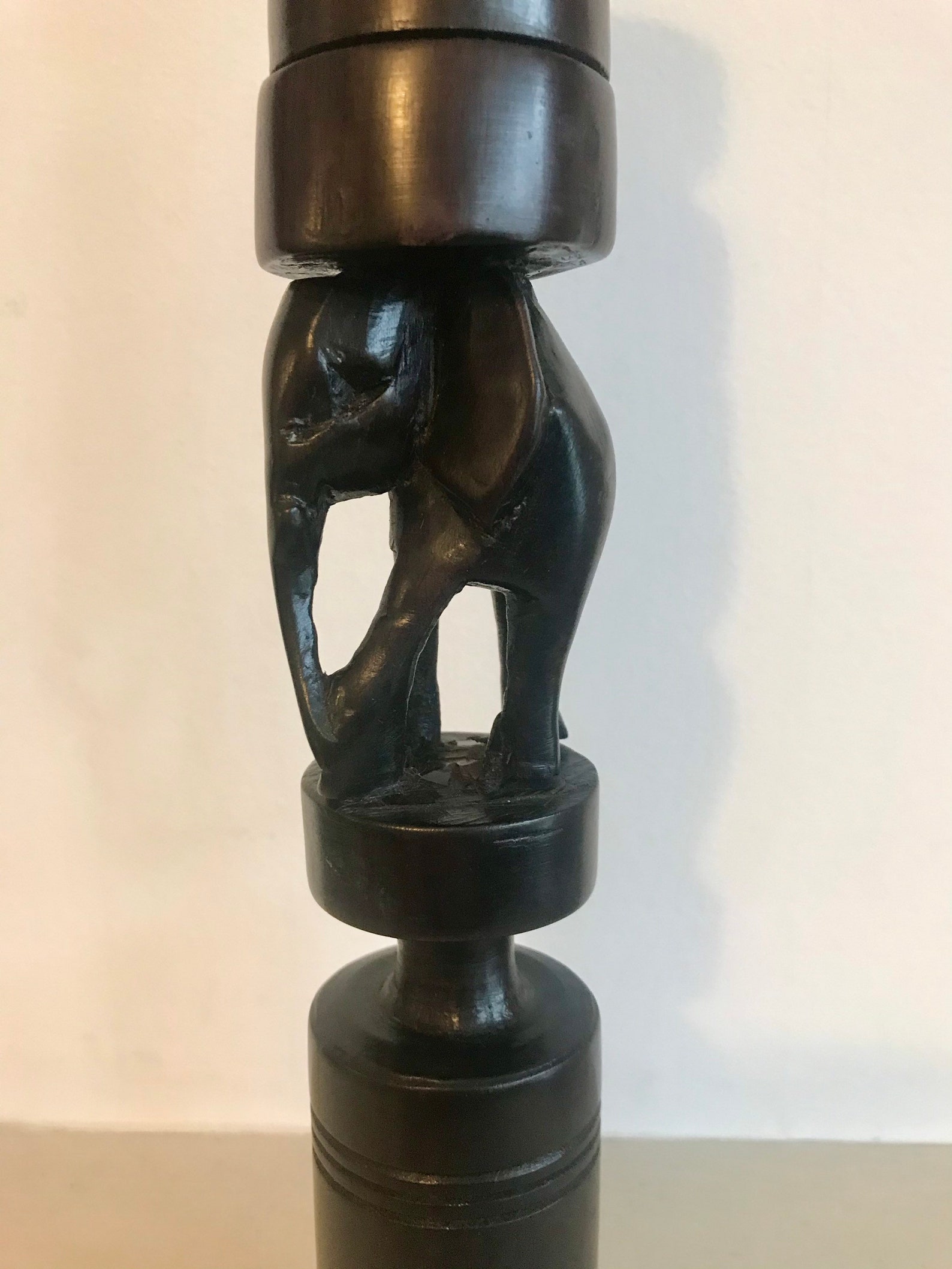 African Carved Candle Holder Etsy