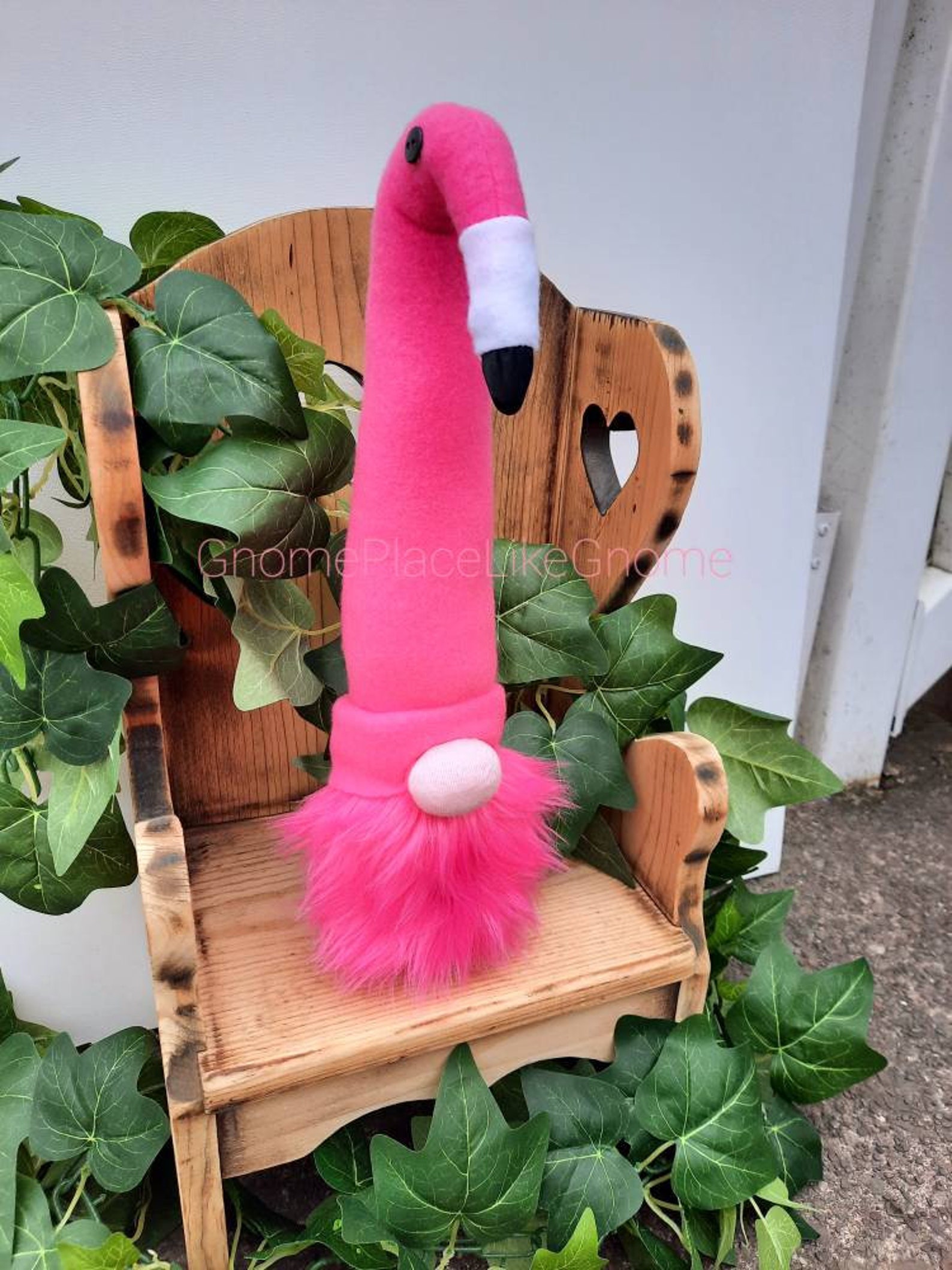 Flamingo bird beach gnomes decor gnome pink spring summer  etsy