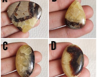 MM Top Quality Septarian Cabochons,Natural Septarian Gemstone,Handmade Septarian loose stone,Septarian Semi precious 126Cts. 52X33
