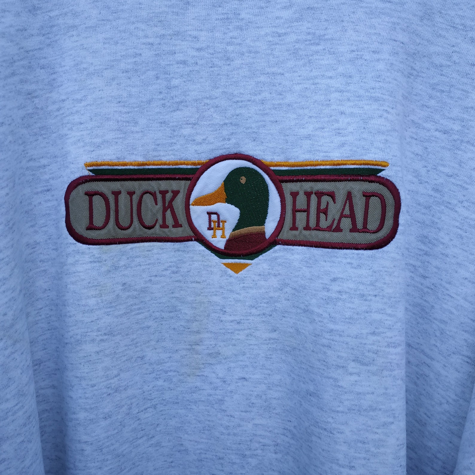 Vintage 90's Duck Head Embroidered Logo Sweatshirt | Etsy