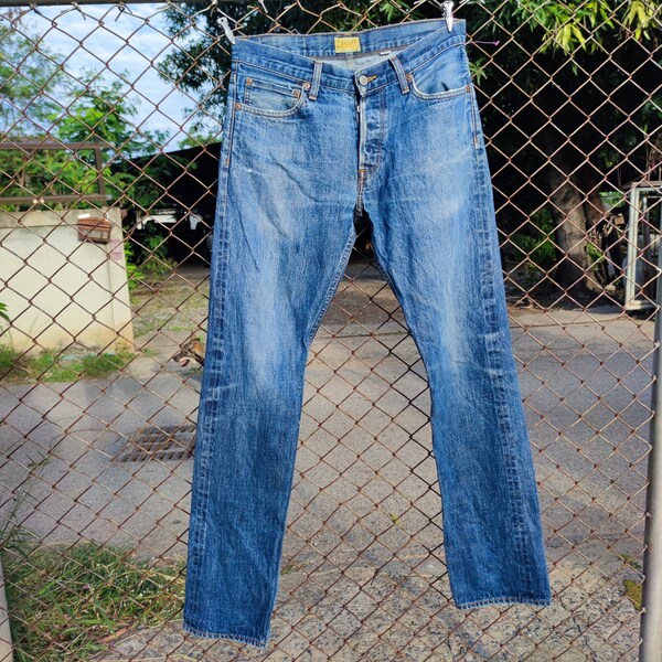 vintage Carter's Regardez porter un jean slim Selvage Denim. Fabriqué aux États-Unis Taille 31