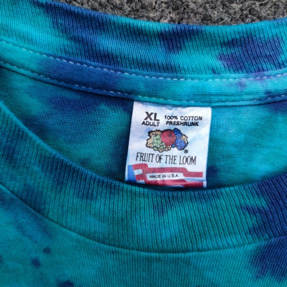 Original 1994 Woodstock Concert Tie Dye tissu accroche murale bannière