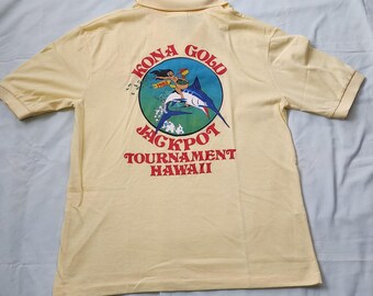 Kona Gold Jackpot Turnier Hawaii Vintage Damenshirt 1985 M