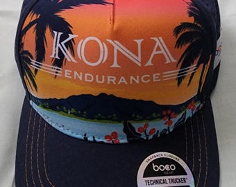 Kona Endurance Unisex Cap von Boco technischer Trucker. Neu ohne Etikett