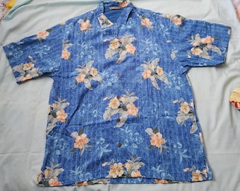 Herren Tommy Bahama Hawaiian Aloha Shirt Medium, gebraucht