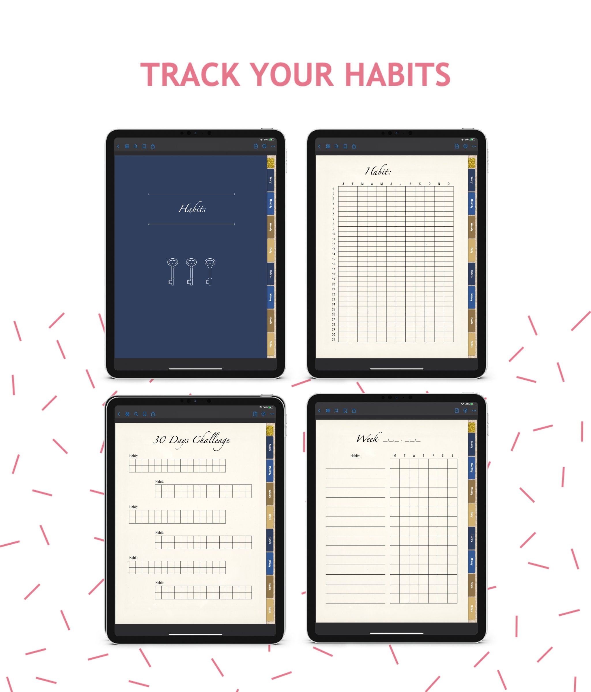Free Digital Planner 2021 For Goodnotes, Notability, Xodo 0F7