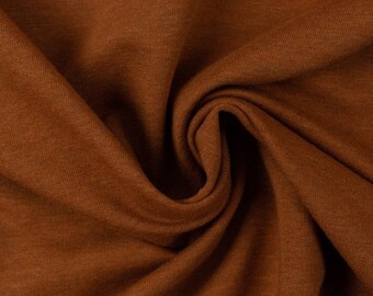 French Terry MAIKE melange mottled copper (1715) by SWAFING