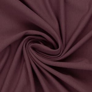 MAIKE French Terry New! 0436 plain, dusty pink from SWAFING