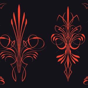 Pinstriping svg, Moto e auto a righe vecchia scuola, Pinstriping vintage disegnato a mano SVG EPS PNG